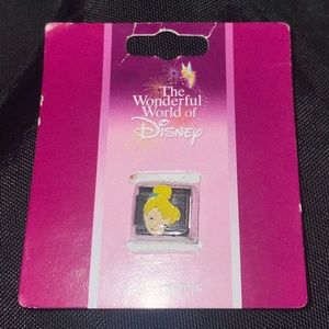 Vintage Disney Tinkerbell Fairy Italian Charm Bracelet Link Peter Pan Ganzo